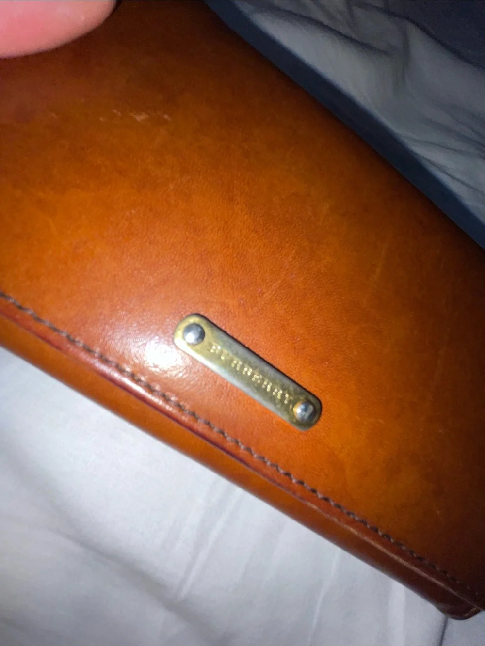 Burberry Leather Continental Wallet - Brown